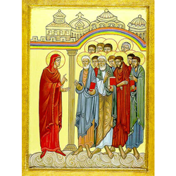 Mary Magdalene Announces the Resurrection Icon