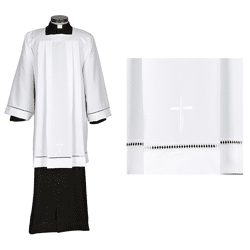 Eyelet Edge - Embroidered Cross