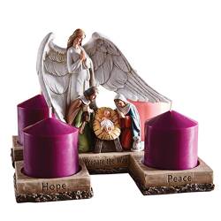 Nativity Candle Holder
