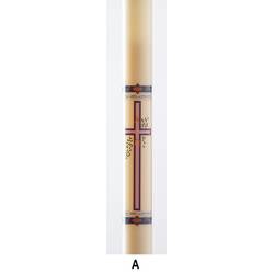 Oil Paschal Candles - Pre-Filled Canisters - Design A