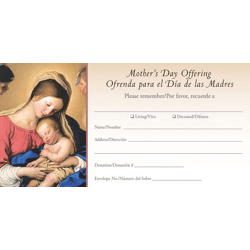 Mothers Day Offering Envelopes