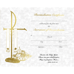 Reconciliation Certificates