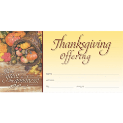 Thanksgiving Offering Envelope