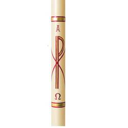 Chi Rho Paschal Candle