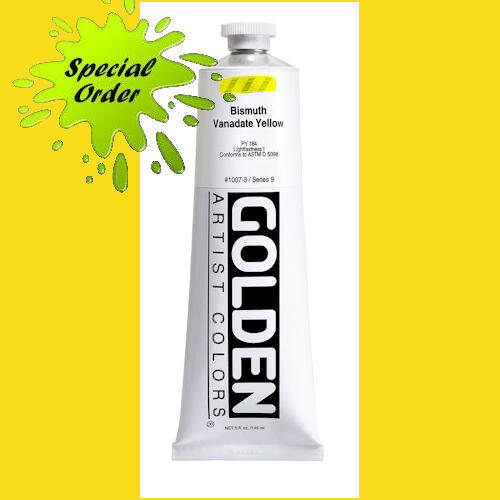 Golden Acrylics Heavy Body 8oz Yellow Oxide