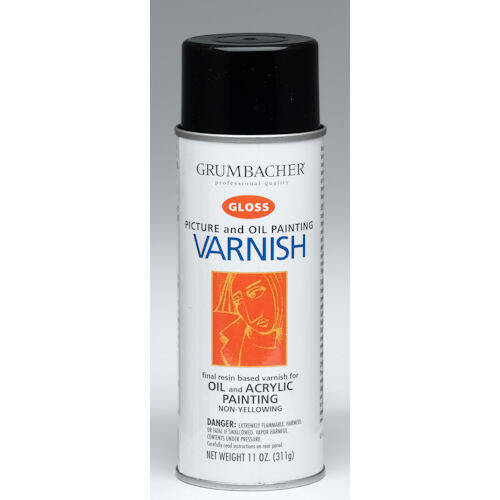 grumbacher spray varnish