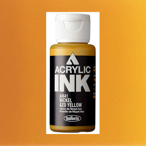 Holbein Acrylic Ink - Super Opaque Black, 30 ml