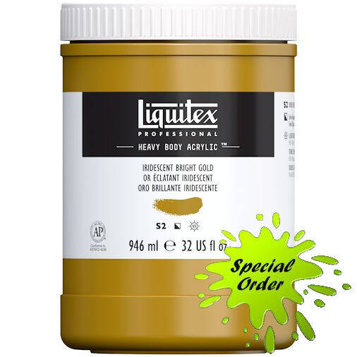 liquitex iridescent bright gold