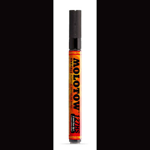 Molotow ONE4ALL 127HS-EF Acrylic Paint Marker 1mm Signal Black
