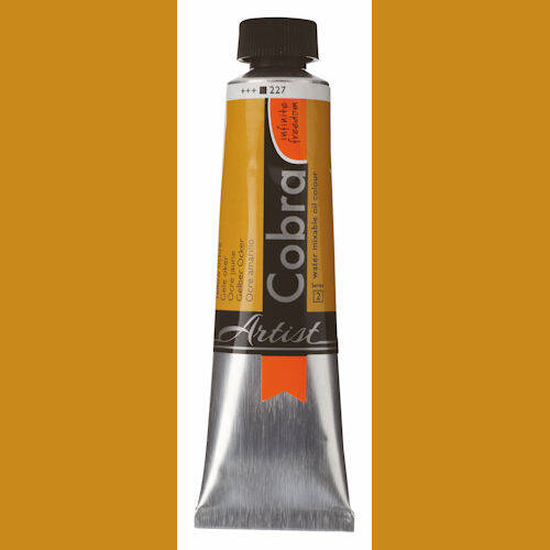 Cobra Water Mixable Oil Color 40ml Yellow Ochre