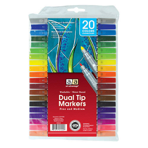 Dual-Tip Art Water-Based Markers