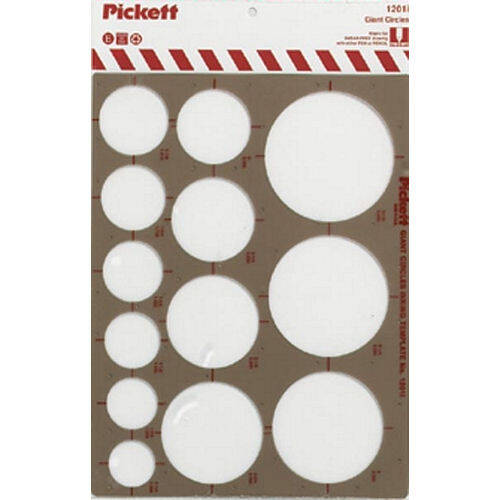 Chartpak Template Giant Circle Cutouts - Delta Art