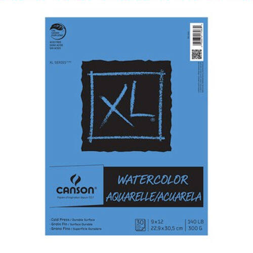 Canson XL Fluid Mixed Media Pad 9x12 30 Sheets