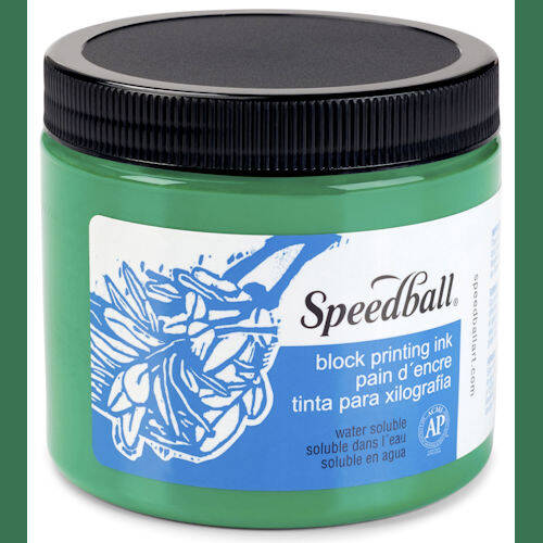 Speedball Water-Soluble Block Printing Ink 16oz Black