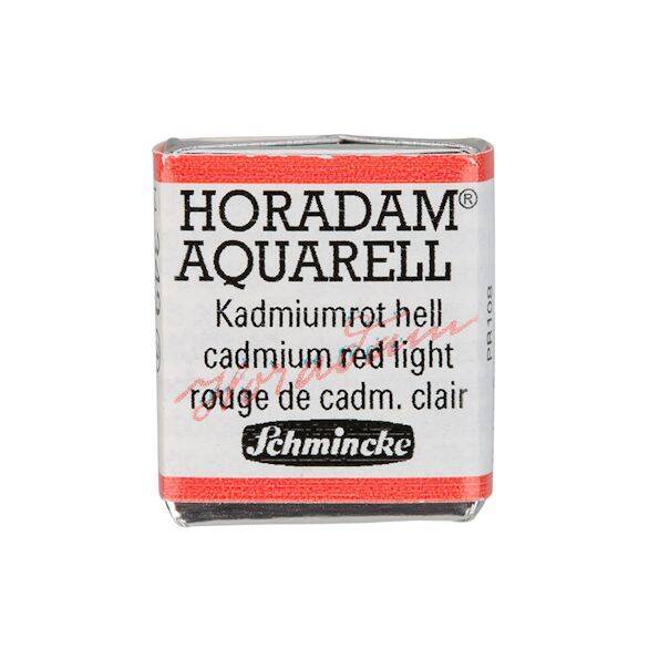 Schmincke Horadam Watercolor Cadmium Red Deep Half-Pan