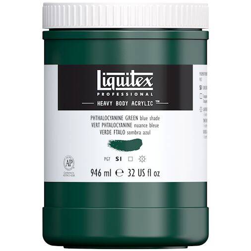 phthalocyanine green liquitex