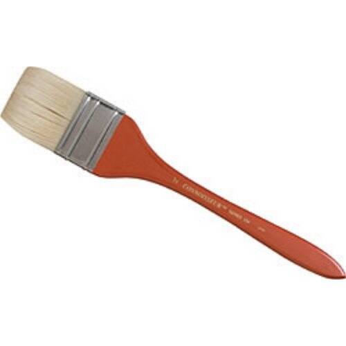 Connoisseur Flat Wide Hake Paint Brush. 1 by 1/2 Inches. Apply