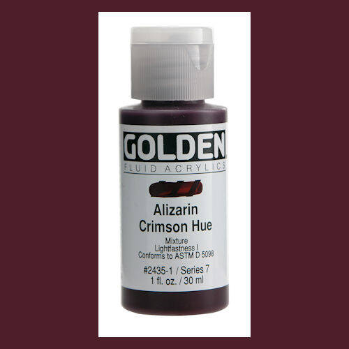 Golden Fluid Ser. 7, 1 oz. Alizarin Crimson Hue - Delta Art