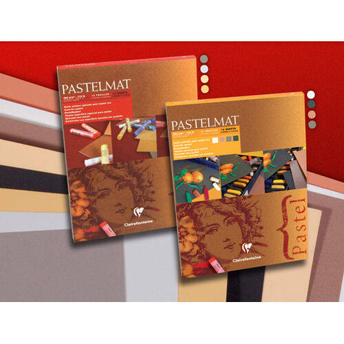Pastelmat 1 Assorted Pad 12/pad 7 X 9 - Delta Art