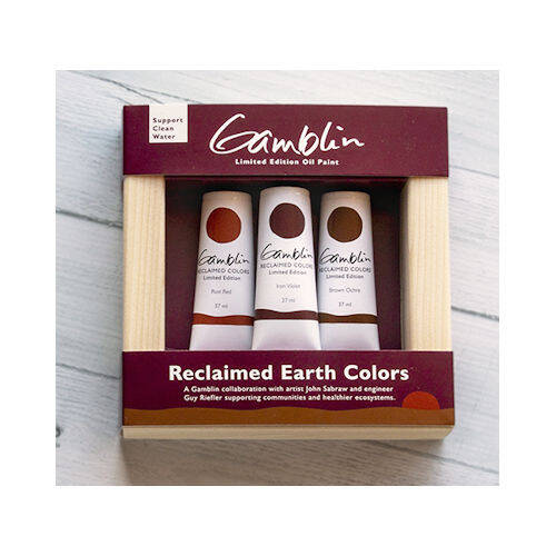 Gamblin Artist Grade Reclaimed Earth 3/37 ml tubes (Limited