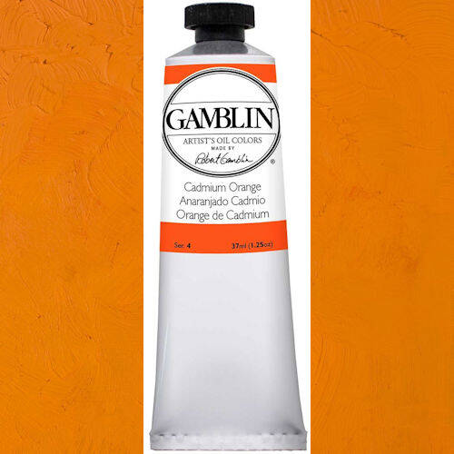  Gamblin Artist's Oil Colors cadmium orange 37 ml