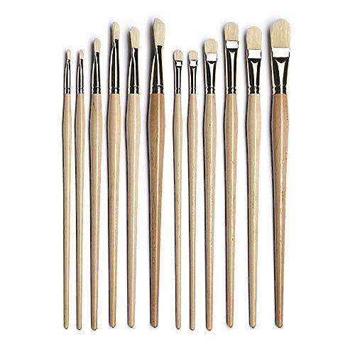 5 Pack - Brush Cleaner Kit. Chalk Furniture Paint Boar Hair Bristle Brushes  and (1) 8oz Solvent Free Wax Brush Cleaner.