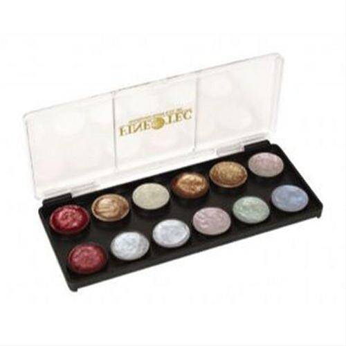 Professional Palette Tray Mixed Make Up Stainless Steel Liquid Foundation Palette Watercolor Art Tools, Silver