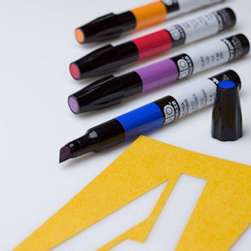 Chartpak AD Markers Tri-Nib Lot Of 14 Markers Assortment Of Colors Blending  Pen