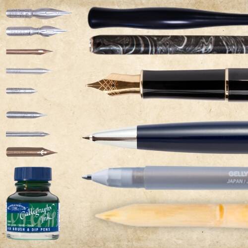 Writing: Fountain Pens, Calligraphy, Pens & Ink