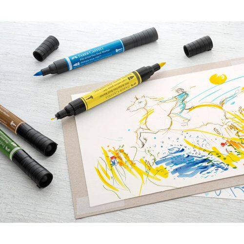 Faber-Castell PITT Artist Pen Broad - Light Yellow Glaze