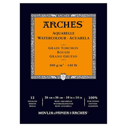 Arches Watercolour Block, Cold Pressed, 10 x 14 140lb - The Art  Store/Commercial Art Supply