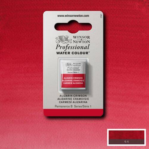 Grumbacher Finest Artists' Watercolor - Alizarin Crimson, 14 ml Tube