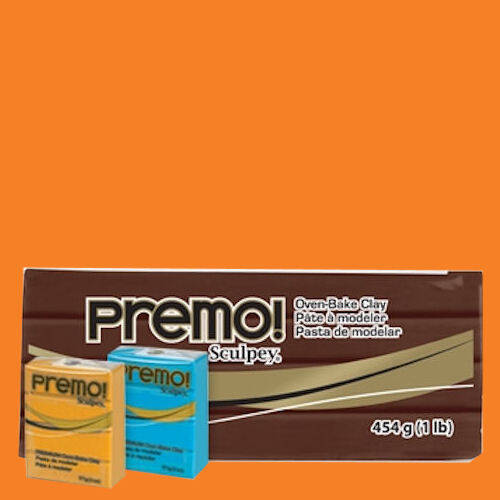 Premo Oven Bake Clay - Orange 5033