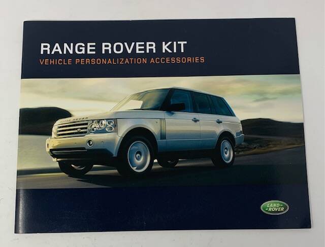 Range Rover Kit Personalization Accessories 2009 Sales Catalog-Brochure