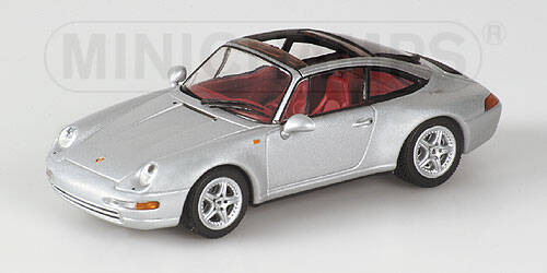 Porsche 911 Targa 1995 silver - Minichamps 1:43 Diecast