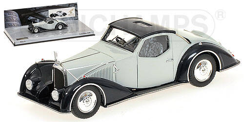 VOISIN C27 Aerosport Coupe 1934 light grey Minichamps 1:43 diecast
