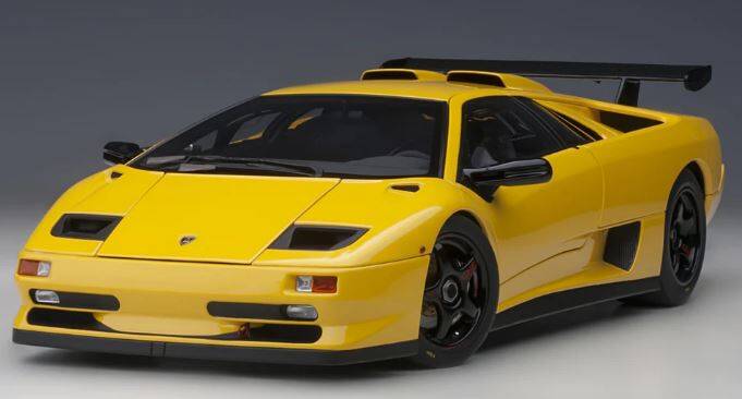 Lamborghini Diablo SV-R superfly yellow AUTOart 1:18 Diecast