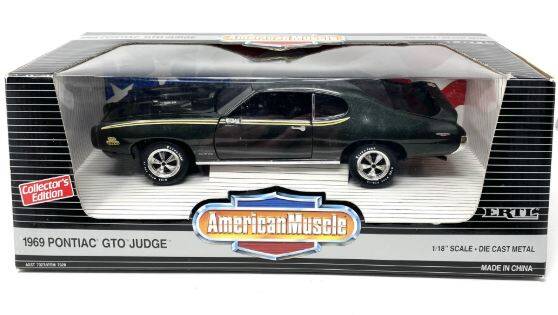 Pontiac GTO 1969 The Judge green - ERTL 1:18 Diecast