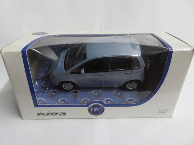 Modèle Réduit 1/43 Fiat Idea Norev - Miniature En Métal, Occasion (vitrine)