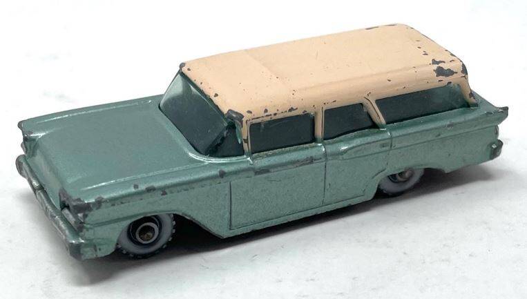 Ford Station Wagon green, cream roof Matchbox Diecast WA