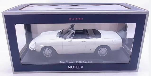 Miniature Alfa Romeo Spider Norev 1/18 – Neuf