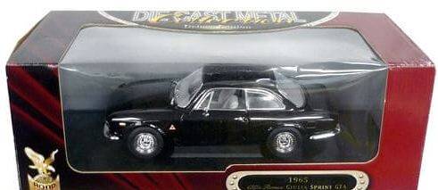 Alfa Romeo Giulia Sprint GTA 1965 black Yat Ming Road Signature 1:18 Diecast