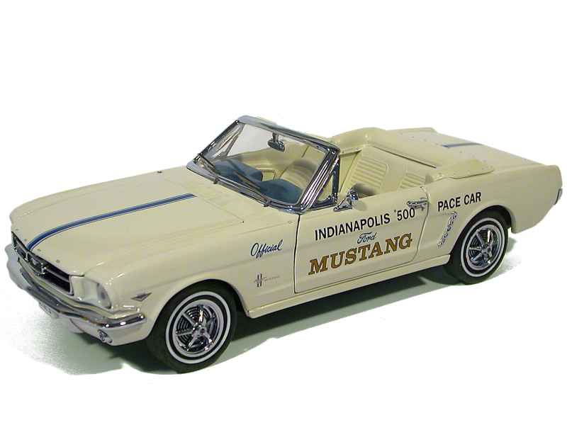 Ford Mustang 1964.5 Indy Pace Car white Franklin Mint 1:24 Diecast