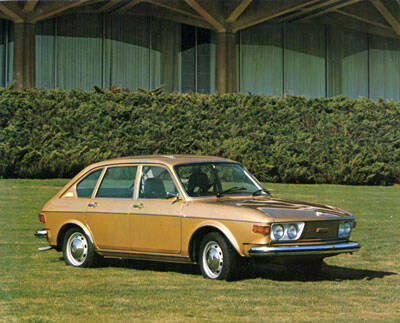 1973 VW 412 (Type 4) 4-Door Sedan Sales Catalog-Brochure