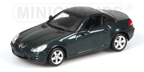 Mercedes Benz SLK+Class 2004 green - Minichamps 1:43 Diecast