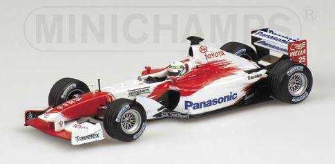 Toyota TF102 2002 McNish - Minichamps 1:43 Diecast NO BOX