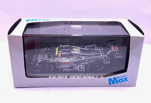 Sauber Mercedes C9 1988 #62 - Max Models 1:43 Diecast