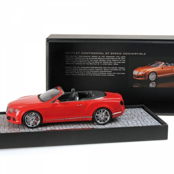 BENTLEY Continental GT speed con 2013-red Minichamps 1:18 scale