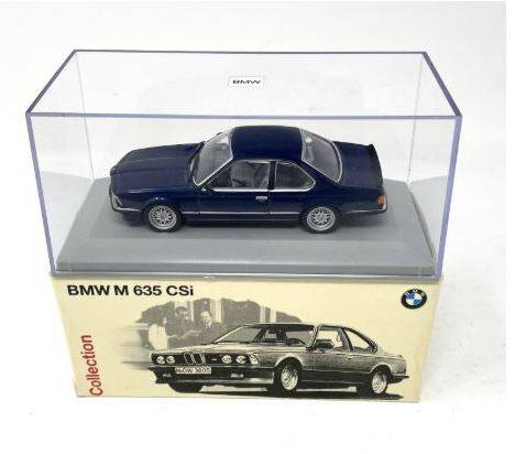 1/43ミニチャンプス M635 CSi ブルー 美品 1/43ミニチャンプス M635