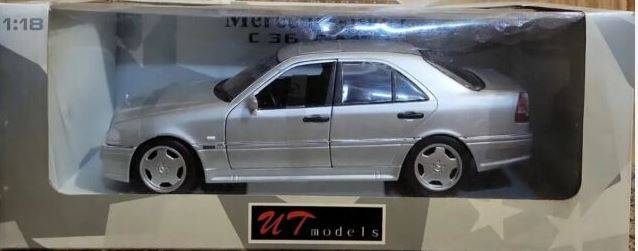 Mercedes Benz C36 AMG 1997 silver UT 1:18 Diecast